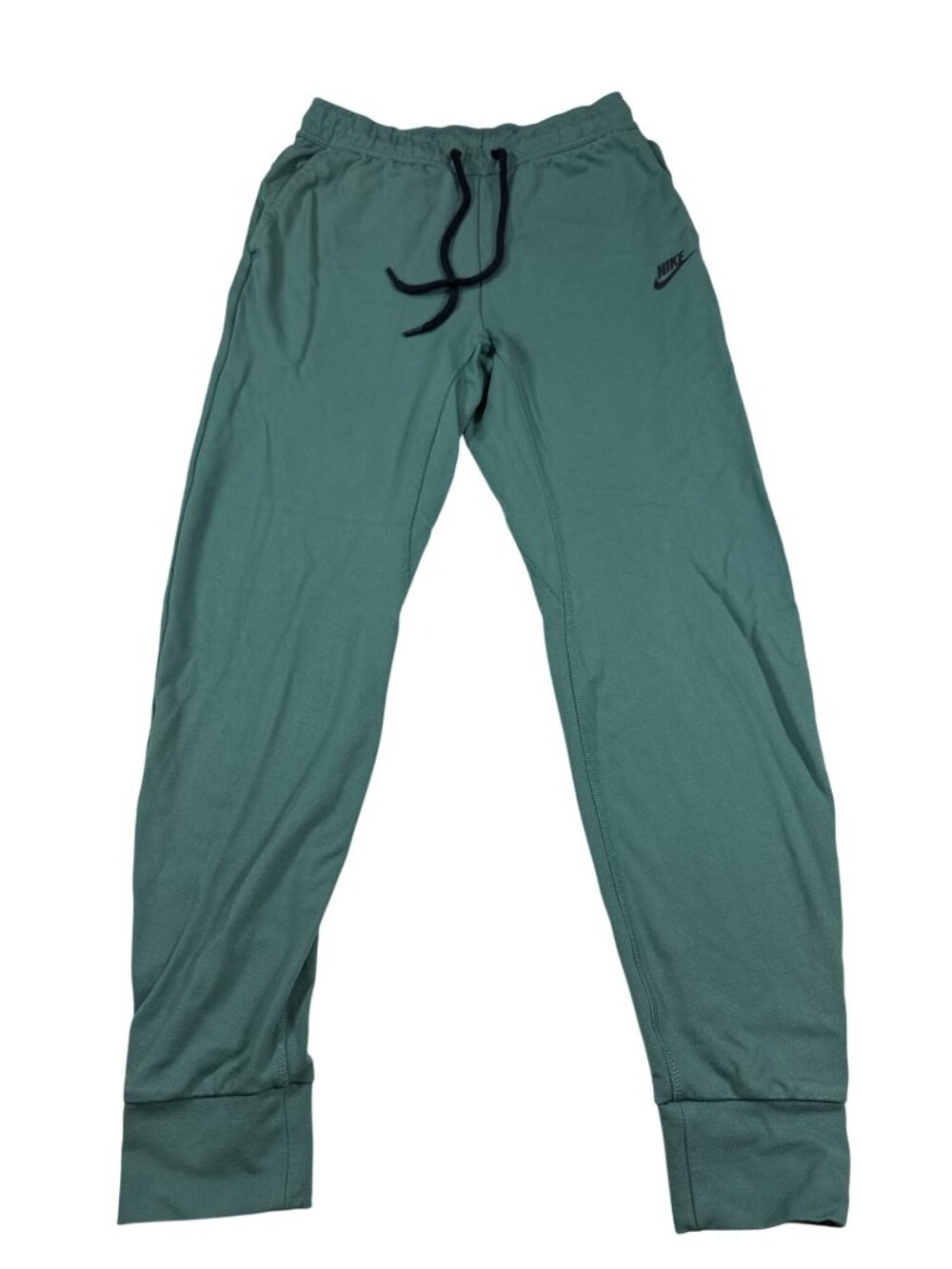 Nike Tech Mens Teal Jogger Sweatpants Small drawstring stretch (Y565)